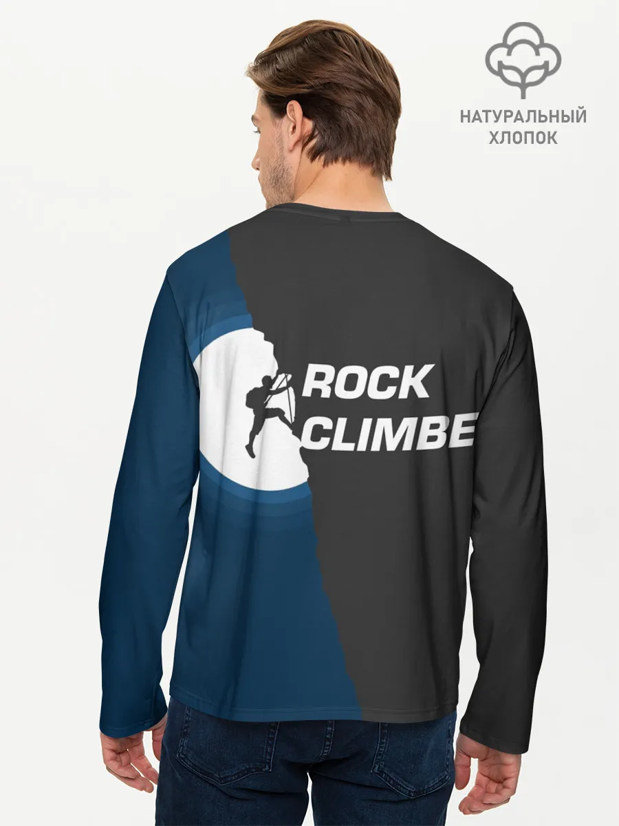 Мужской лонгслив базовый / Скалолаз