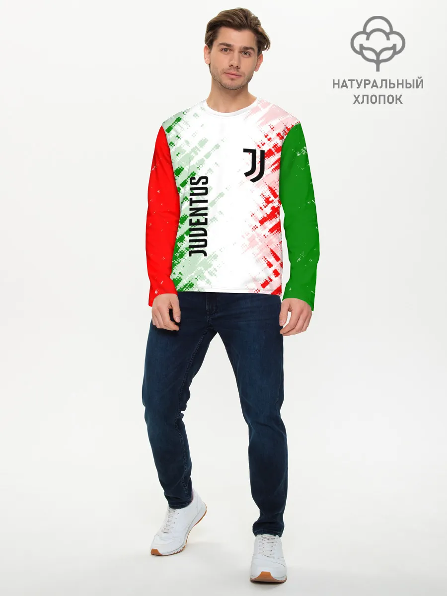 Мужской лонгслив базовый / JUVENTUS