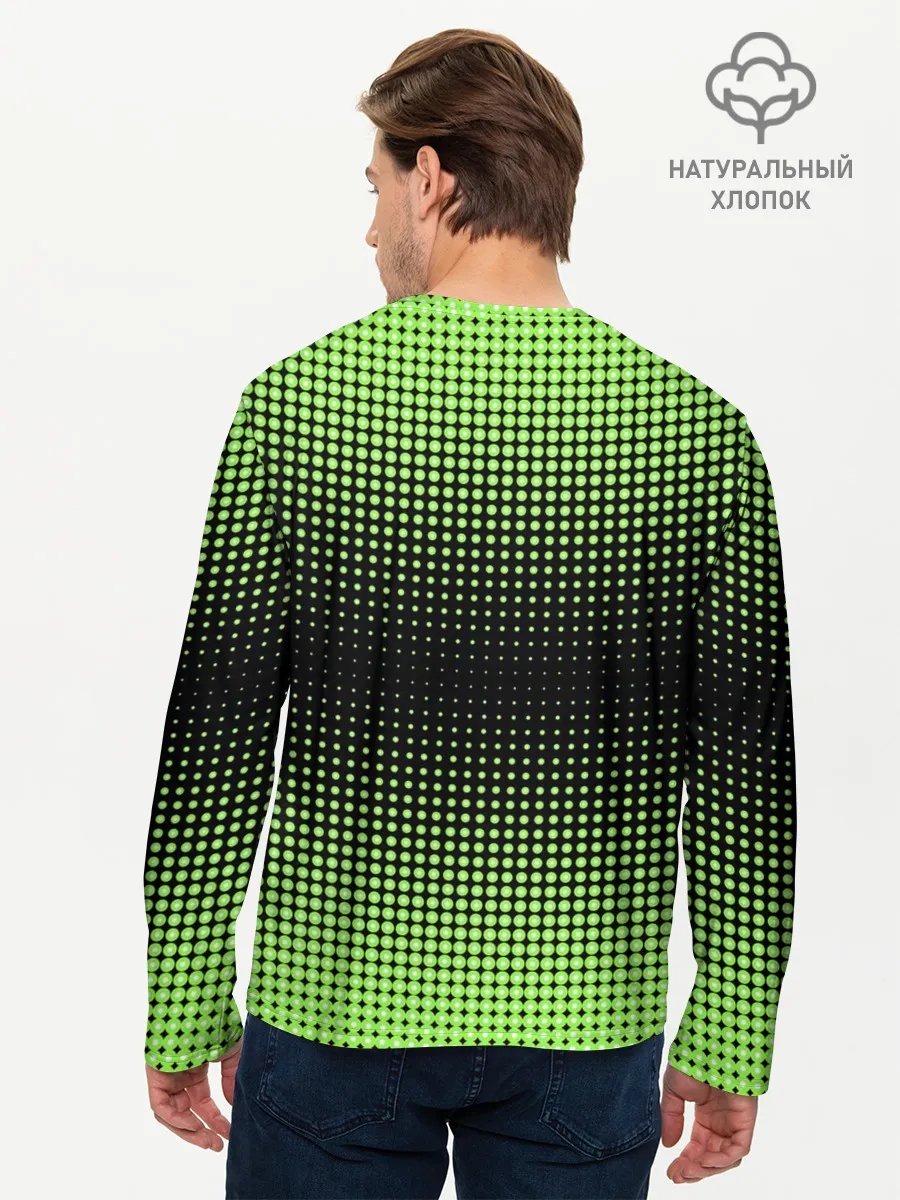 Мужской лонгслив базовый / Симметрия