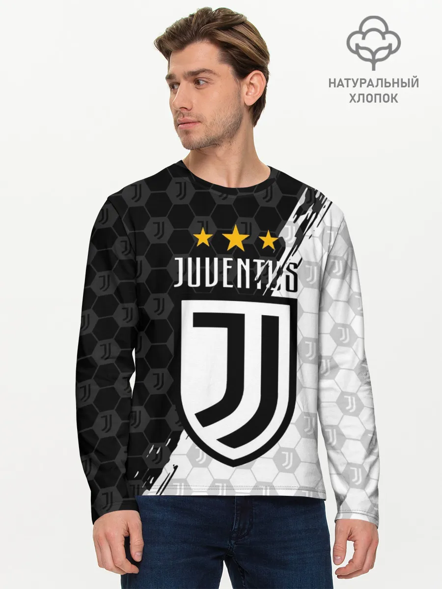 Мужской лонгслив базовый / JUVENTUS