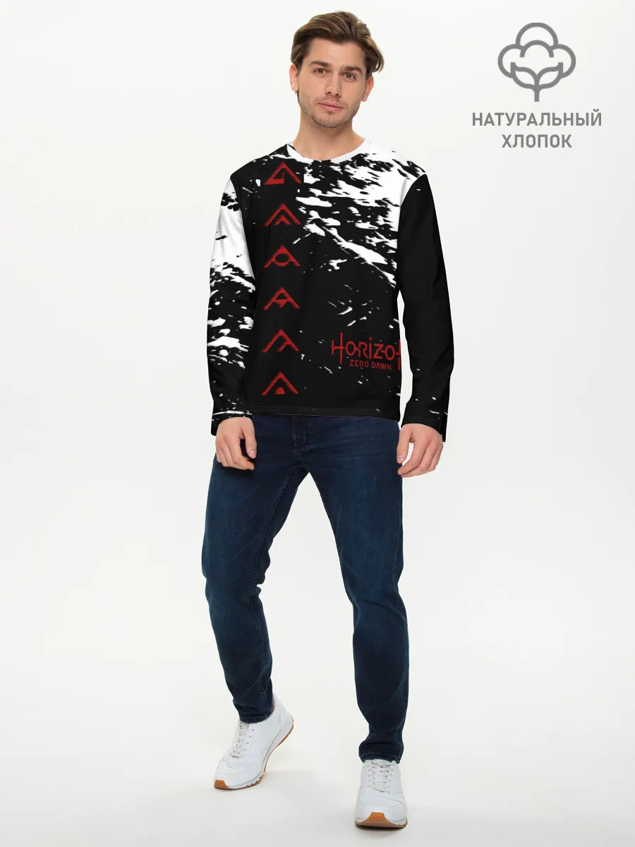 Мужской лонгслив базовый / HORIZON