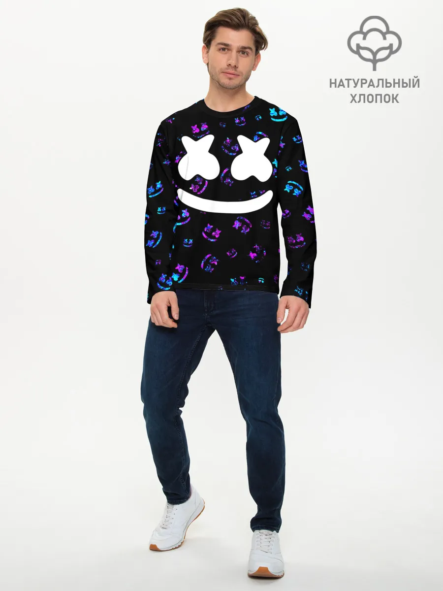 Мужской лонгслив базовый / MARSHMELLO / МАРШМЕЛЛОУ
