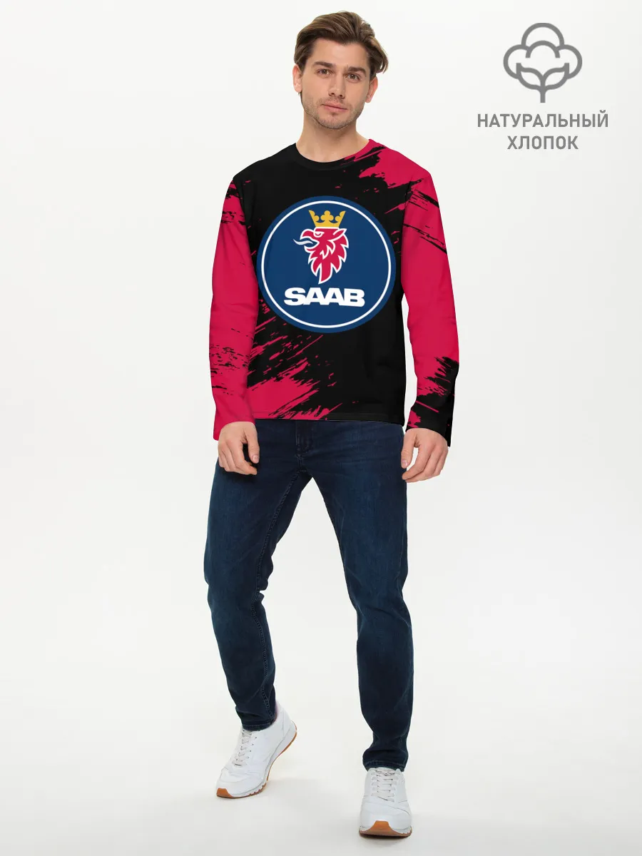 Мужской лонгслив базовый / SAAB / Сааб