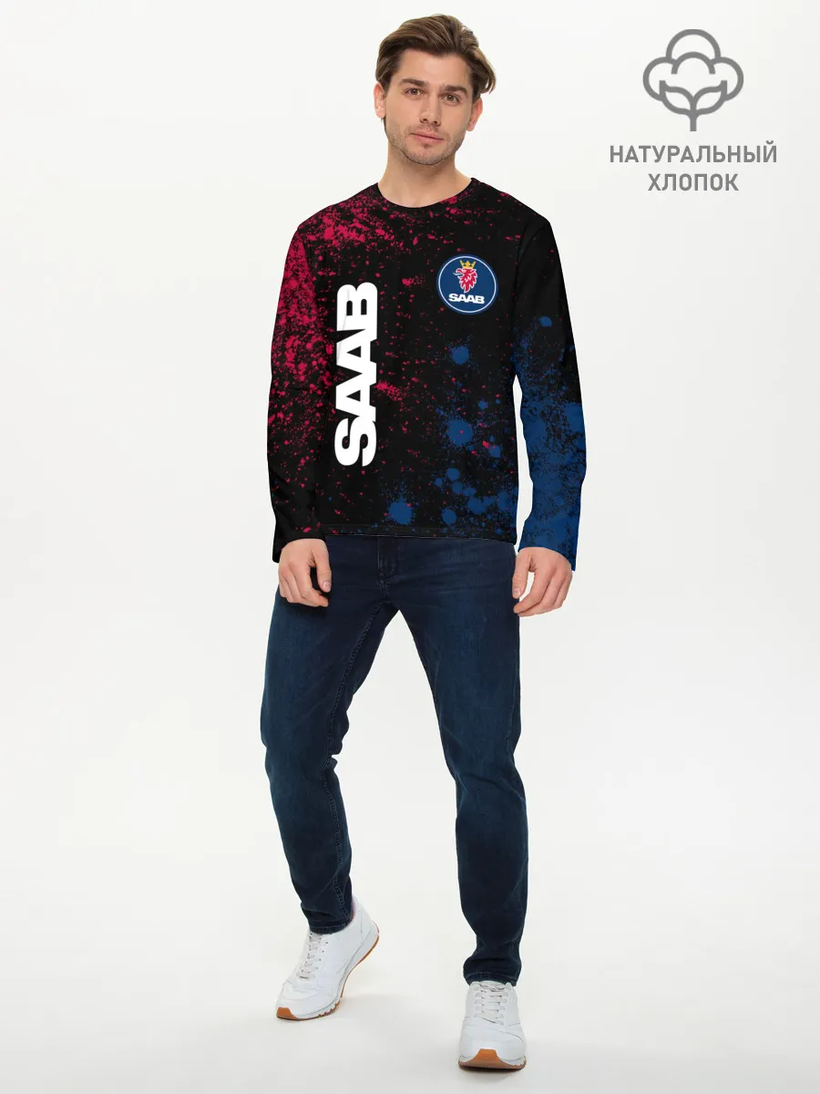 Мужской лонгслив базовый / SAAB / Сааб