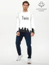 Мужской лонгслив базовый / Twin cities