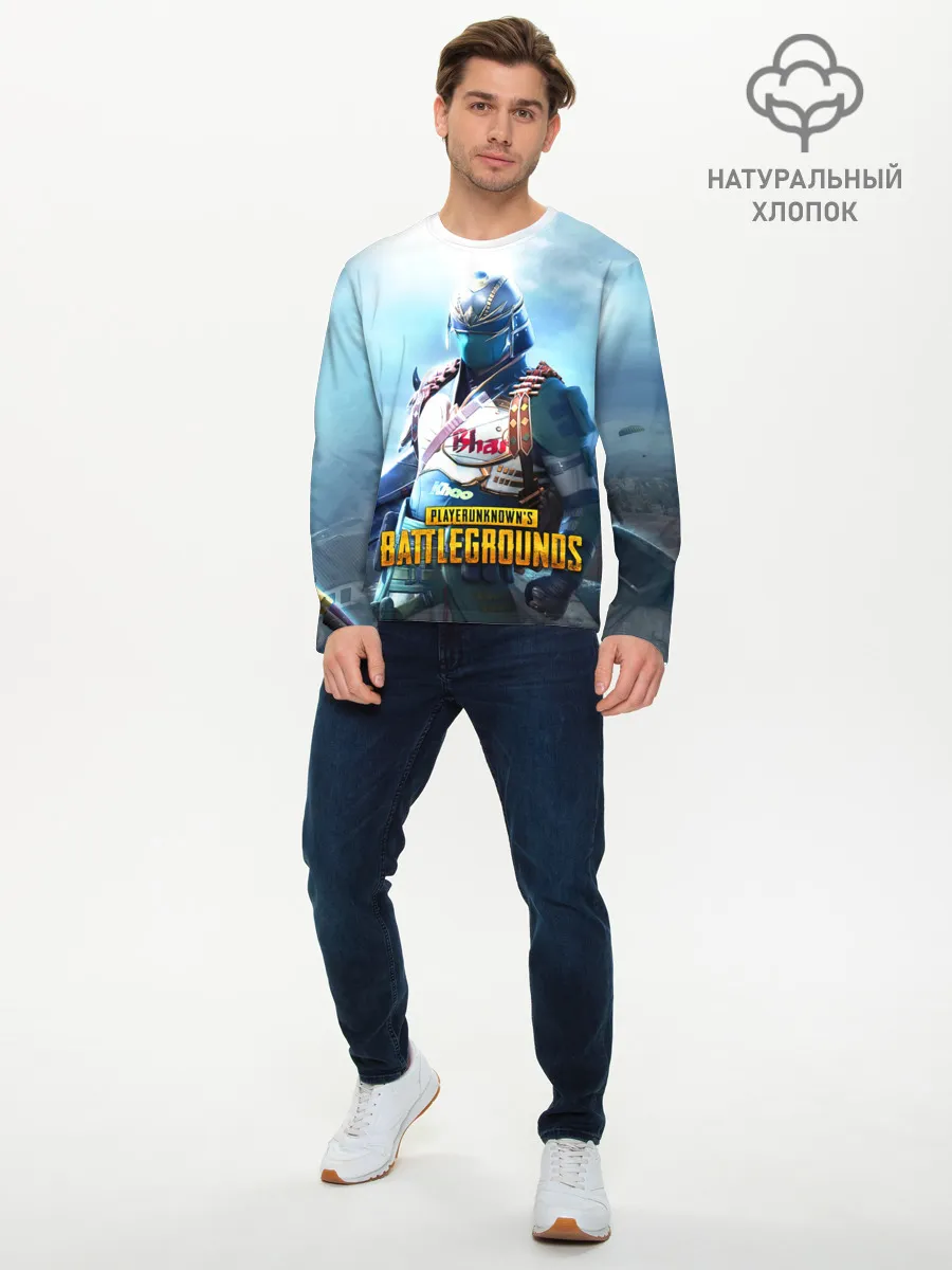 Мужской лонгслив базовый / PUBG