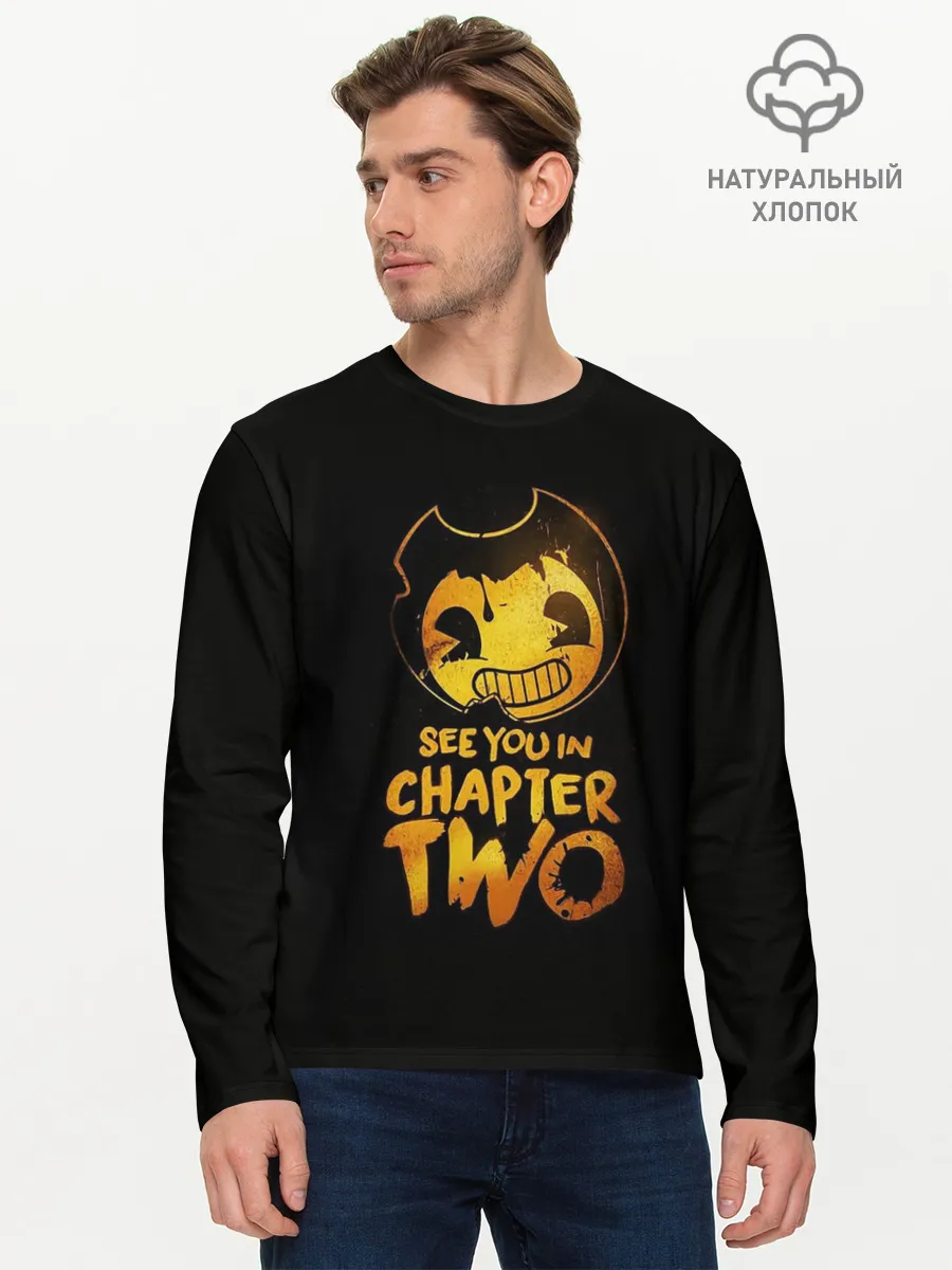 Мужской лонгслив базовый / Bendy And The Ink Machine