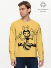 Мужской лонгслив базовый / Bendy And The Ink Machine