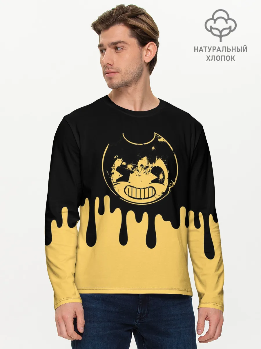 Мужской лонгслив базовый / Bendy And The Ink Machine