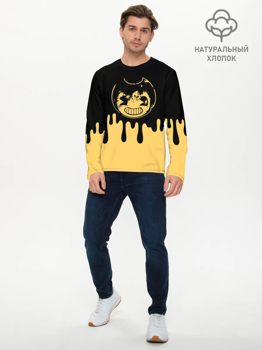 Мужской лонгслив базовый / Bendy And The Ink Machine