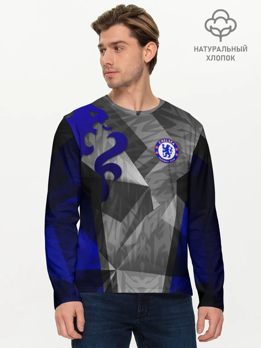 Мужской лонгслив базовый / Chelsea | Челси