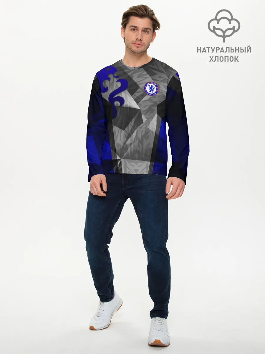 Мужской лонгслив базовый / Chelsea | Челси