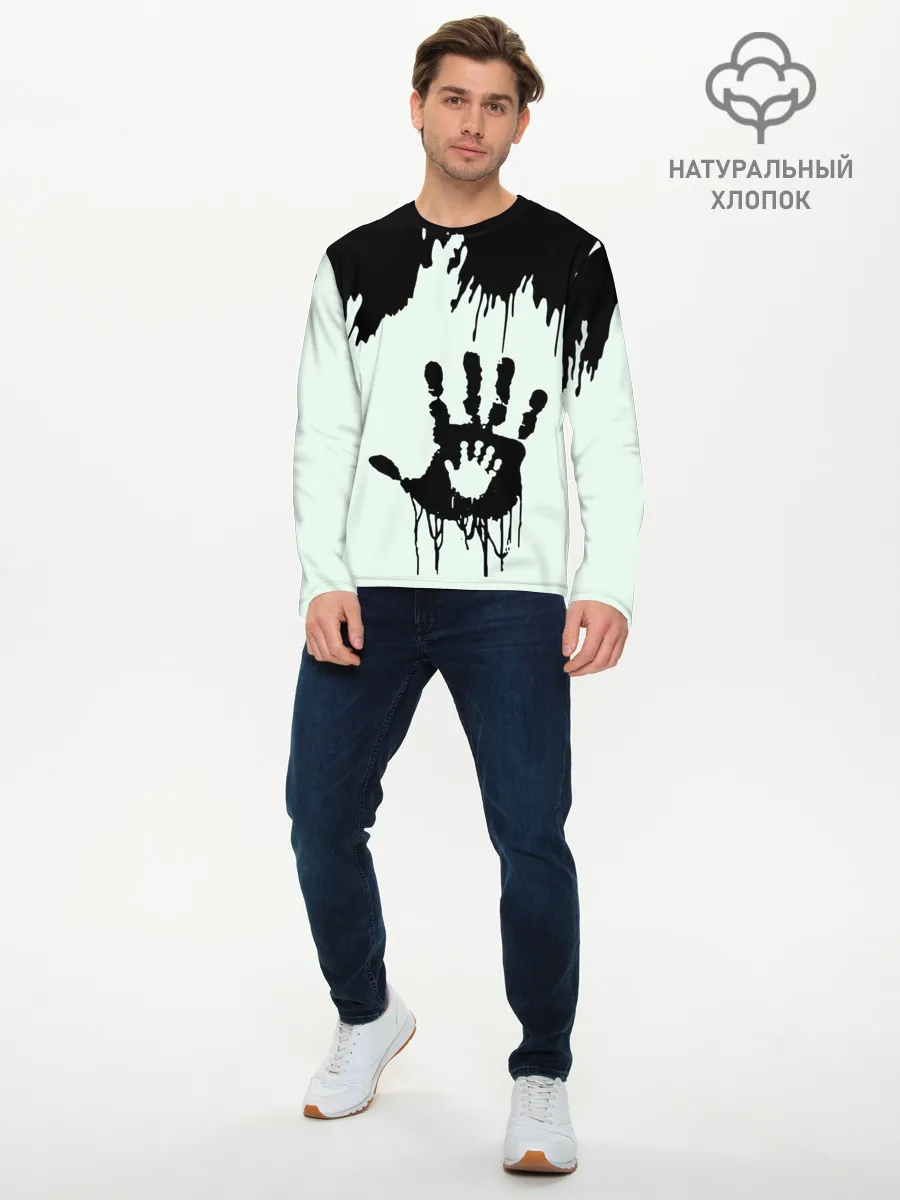 Мужской лонгслив базовый / DEATH STRANDING