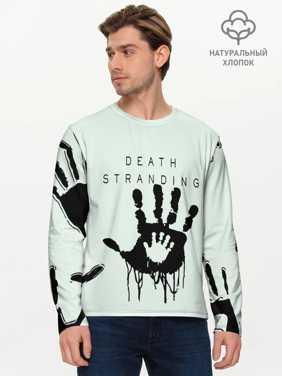 Мужской лонгслив базовый / DEATH STRANDING