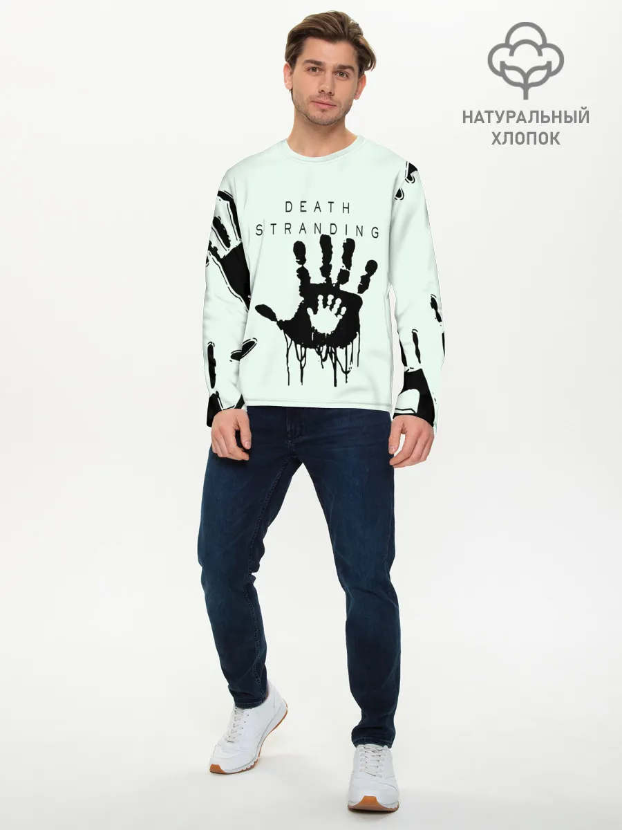 Мужской лонгслив базовый / DEATH STRANDING