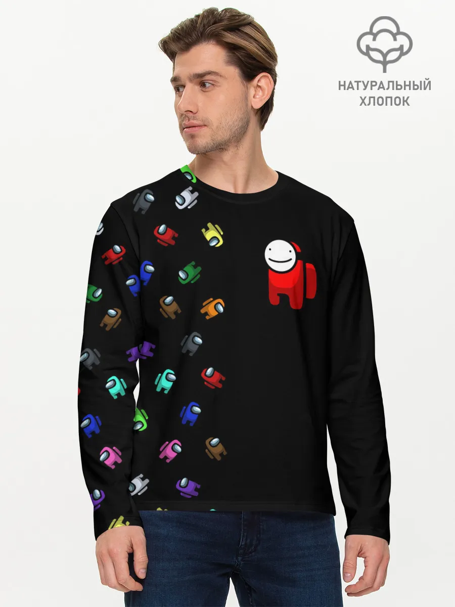 Мужской лонгслив базовый / AMONG US - Impostor