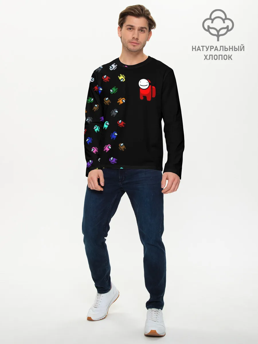 Мужской лонгслив базовый / AMONG US - Impostor