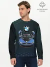 Мужской лонгслив базовый / BMW i8 Turbo тюнинговая.