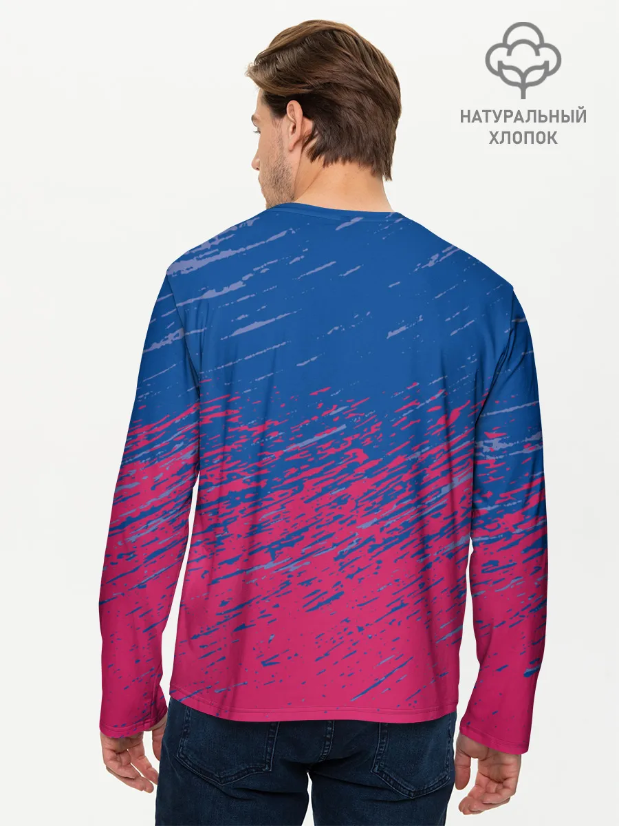 Мужской лонгслив базовый / Chelsea / Челси.