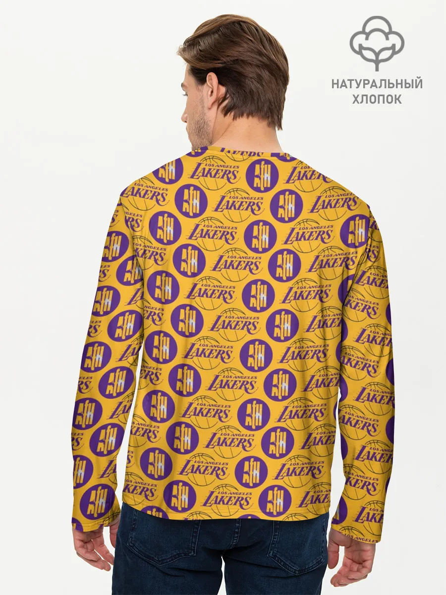 Мужской лонгслив базовый / LA LAKERS