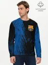 Мужской лонгслив базовый / FC Barcelona / ФК Барселона.