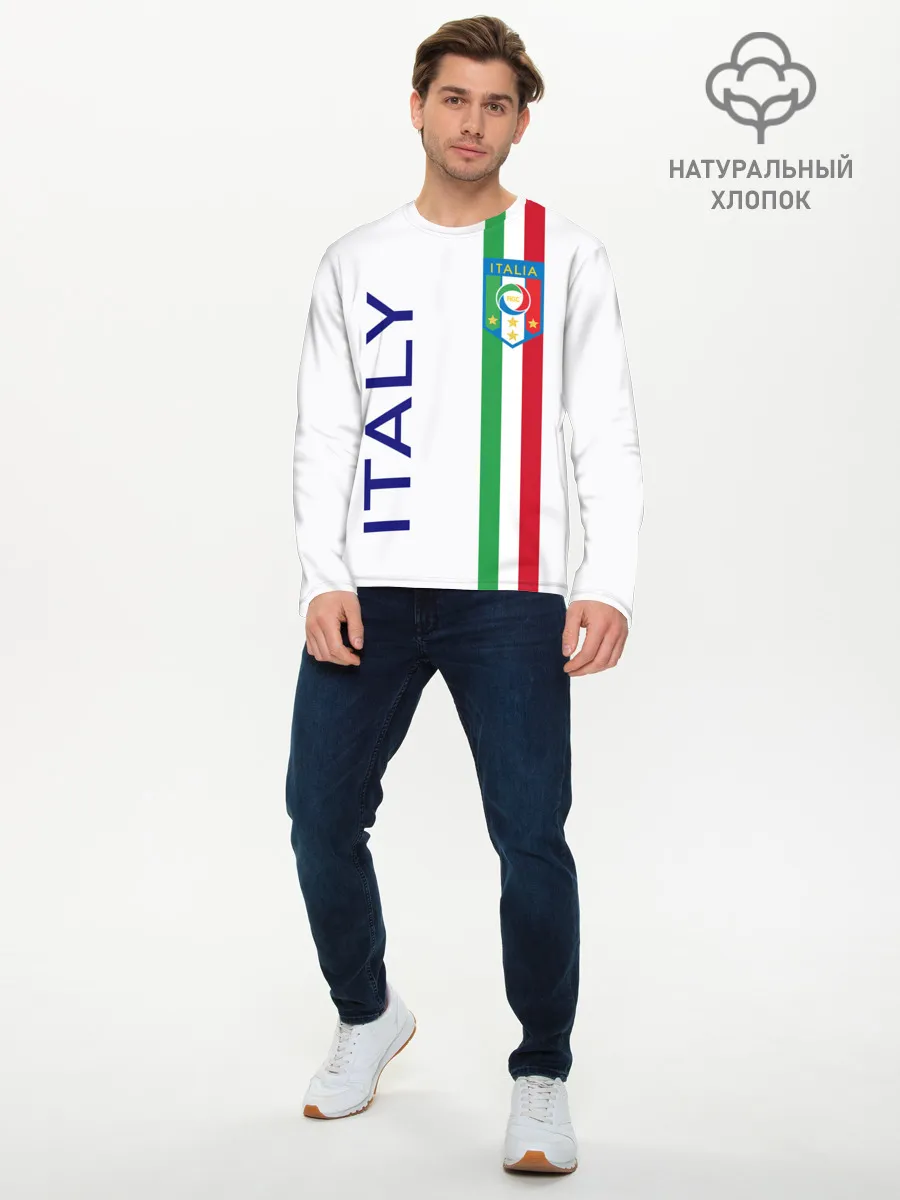Мужской лонгслив базовый / СБОРНАЯ ИТАЛИИ