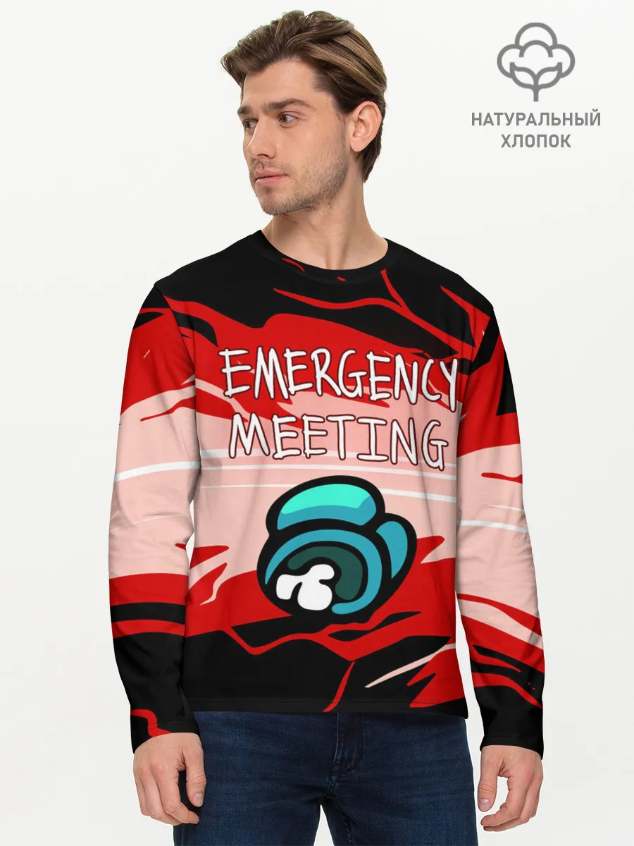 Мужской лонгслив базовый / AMONG US