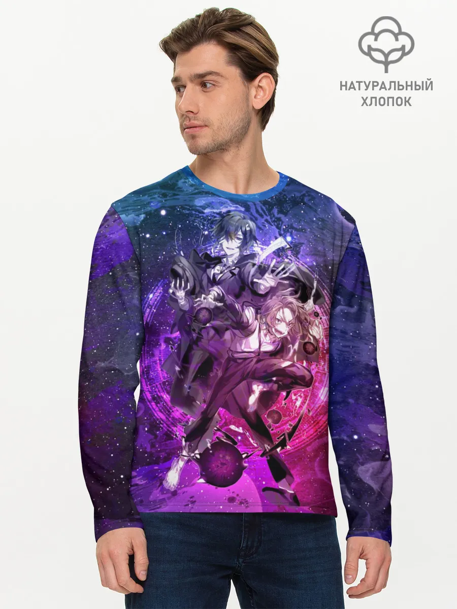 Мужской лонгслив базовый / Дазай и Чуя