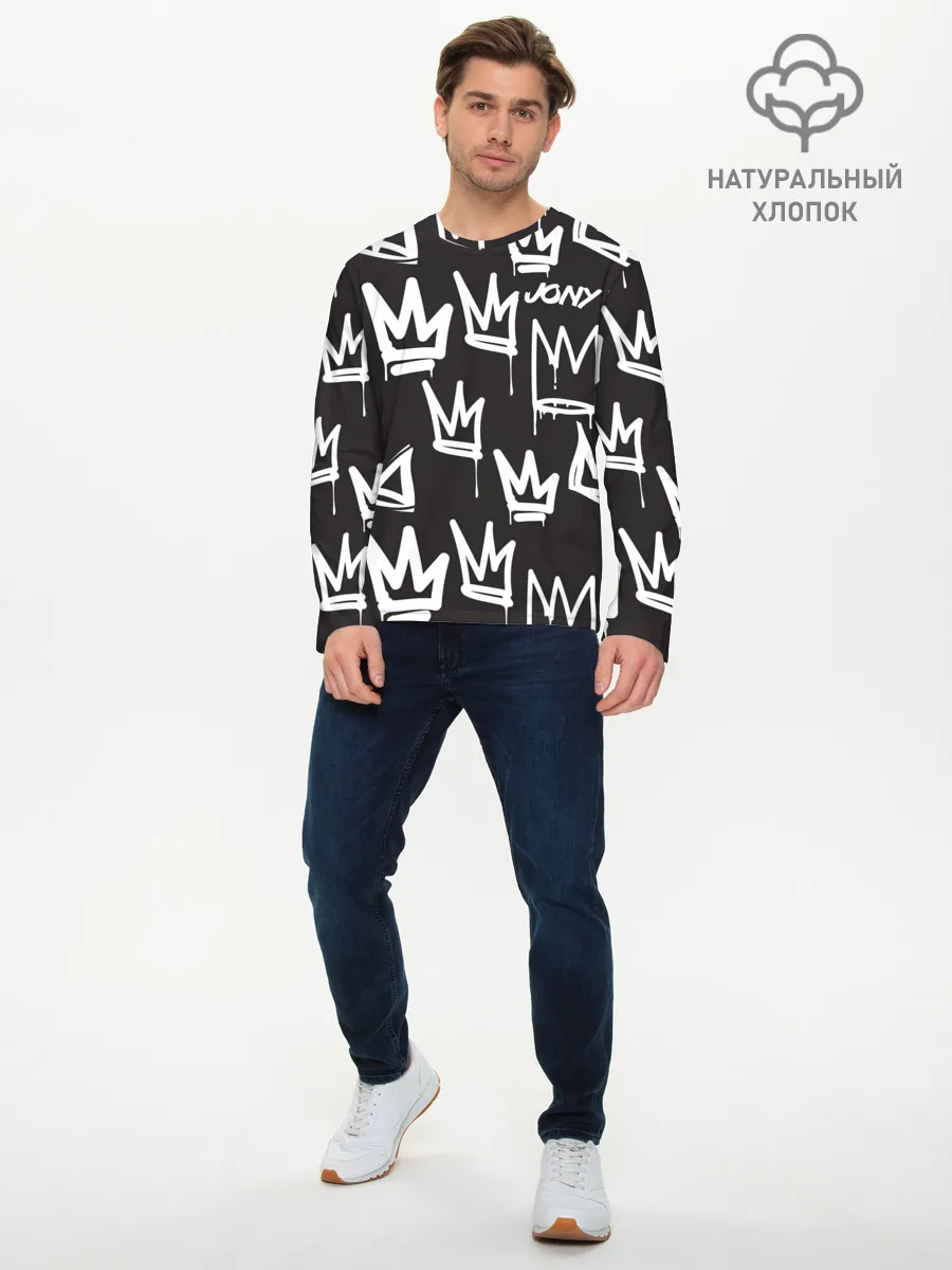 Мужской лонгслив базовый / Jony