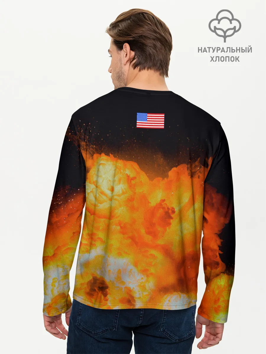 Мужской лонгслив базовый / Big Ricardo