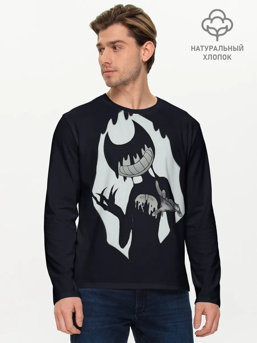 Мужской лонгслив базовый / Bendy And The Ink Machine