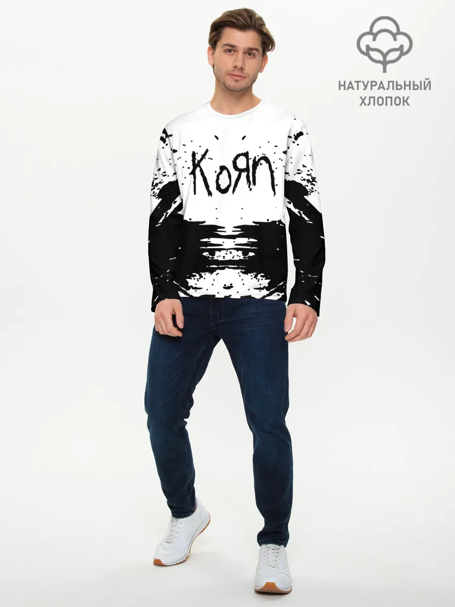 Мужской лонгслив базовый / korn