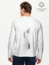 Мужской лонгслив базовый / Руки за стеклом