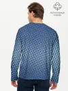 Мужской лонгслив базовый / Хаотичный горошек
