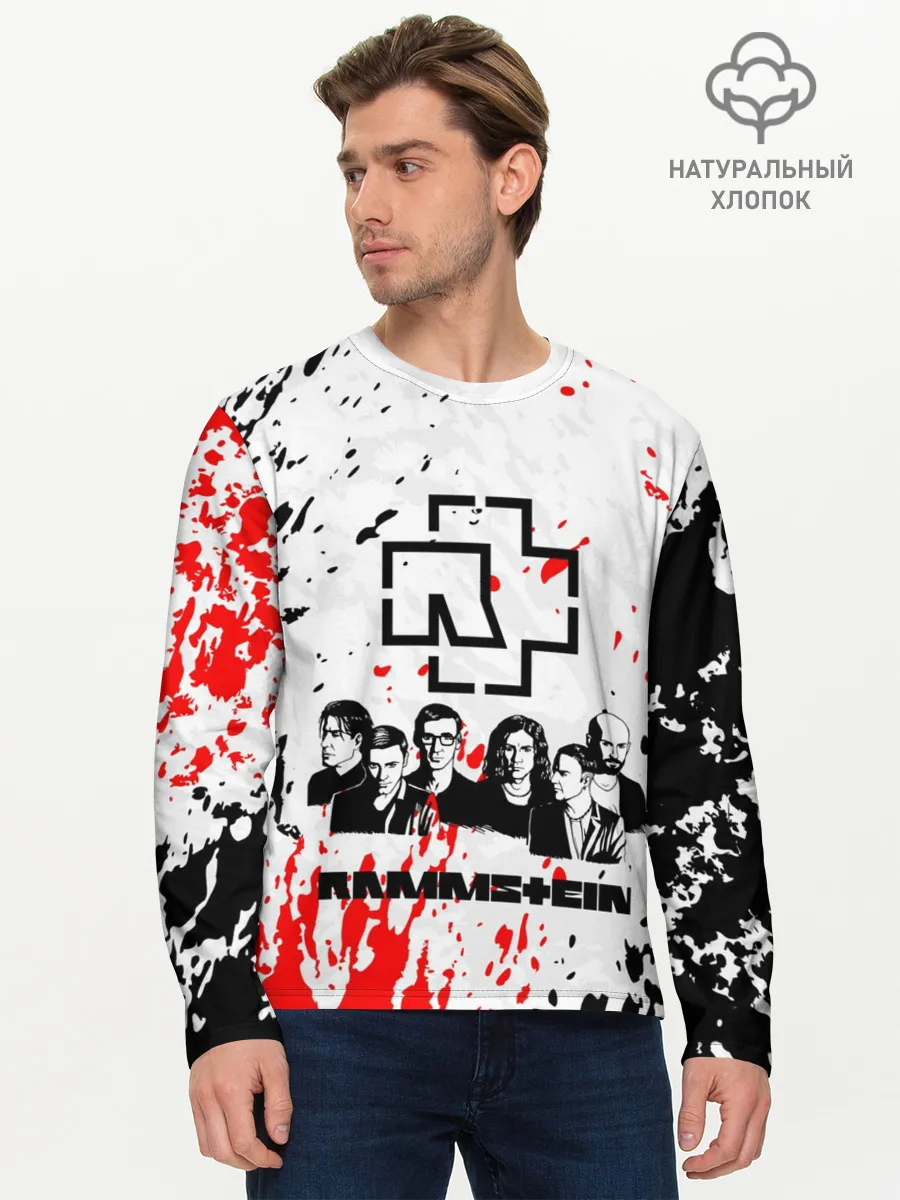 Мужской лонгслив базовый / RAMMSTEIN