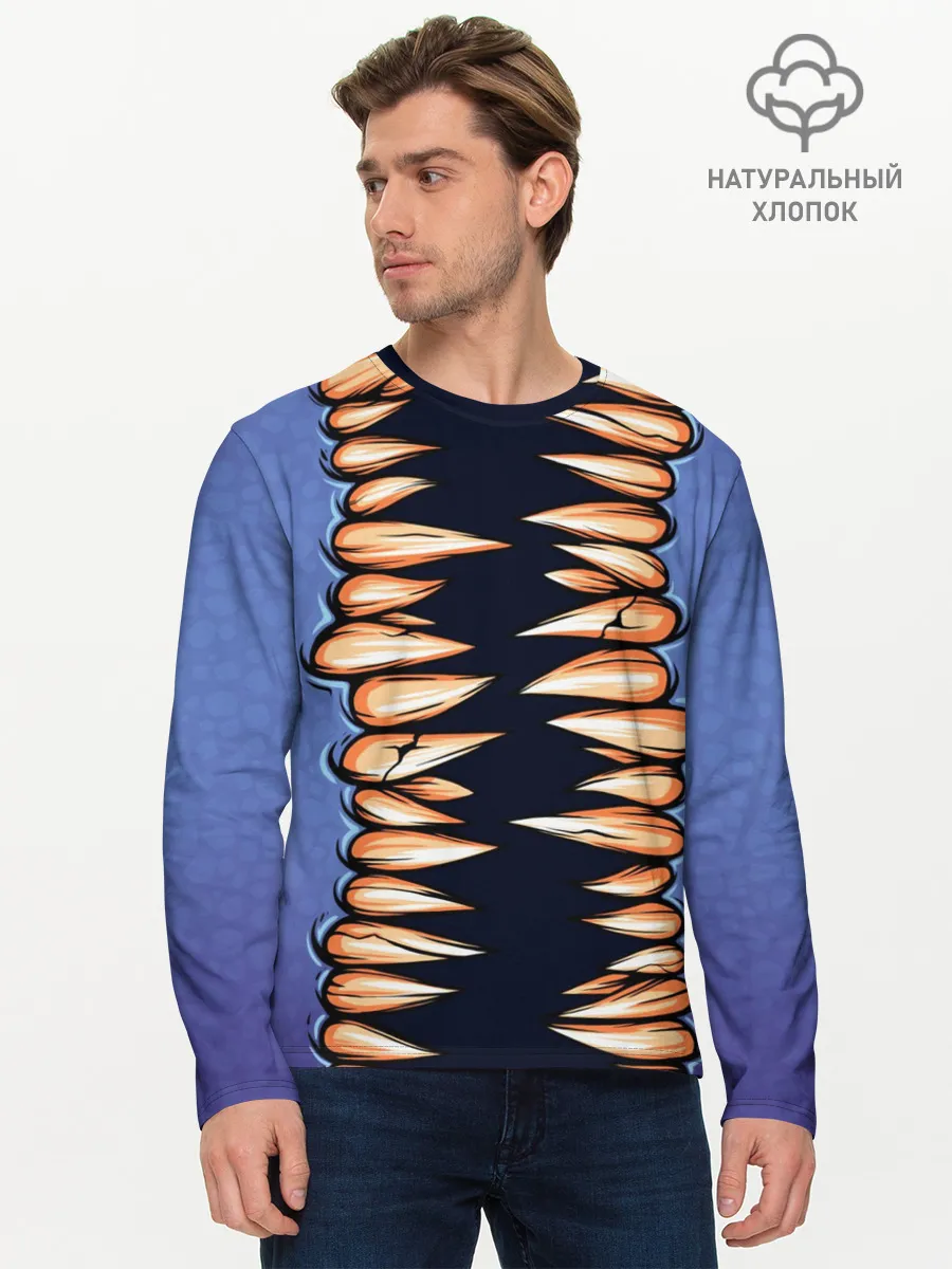 Мужской лонгслив базовый / кусь