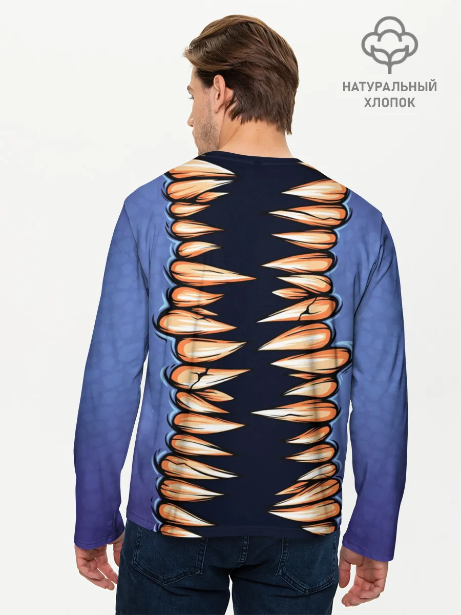 Мужской лонгслив базовый / кусь