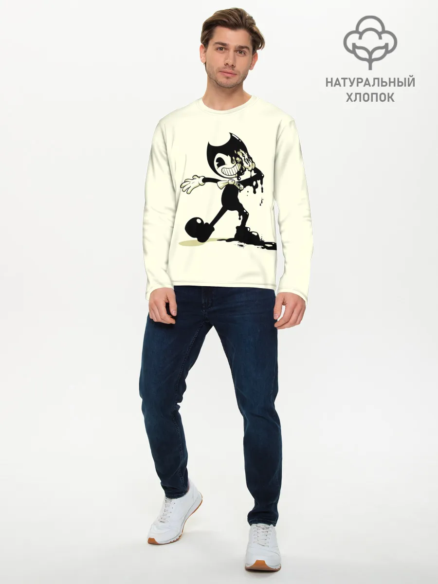 Мужской лонгслив базовый / Bendy And The Ink Machine