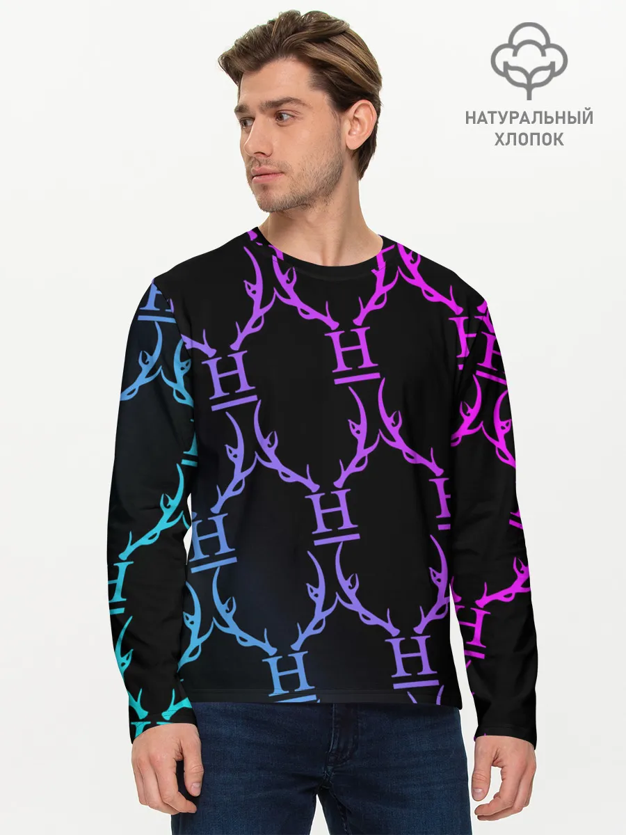 Мужской лонгслив базовый / Hannibal