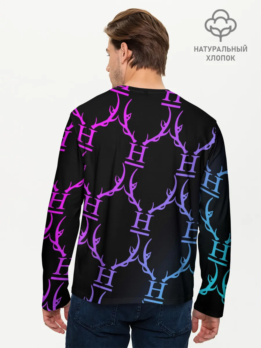 Мужской лонгслив базовый / Hannibal