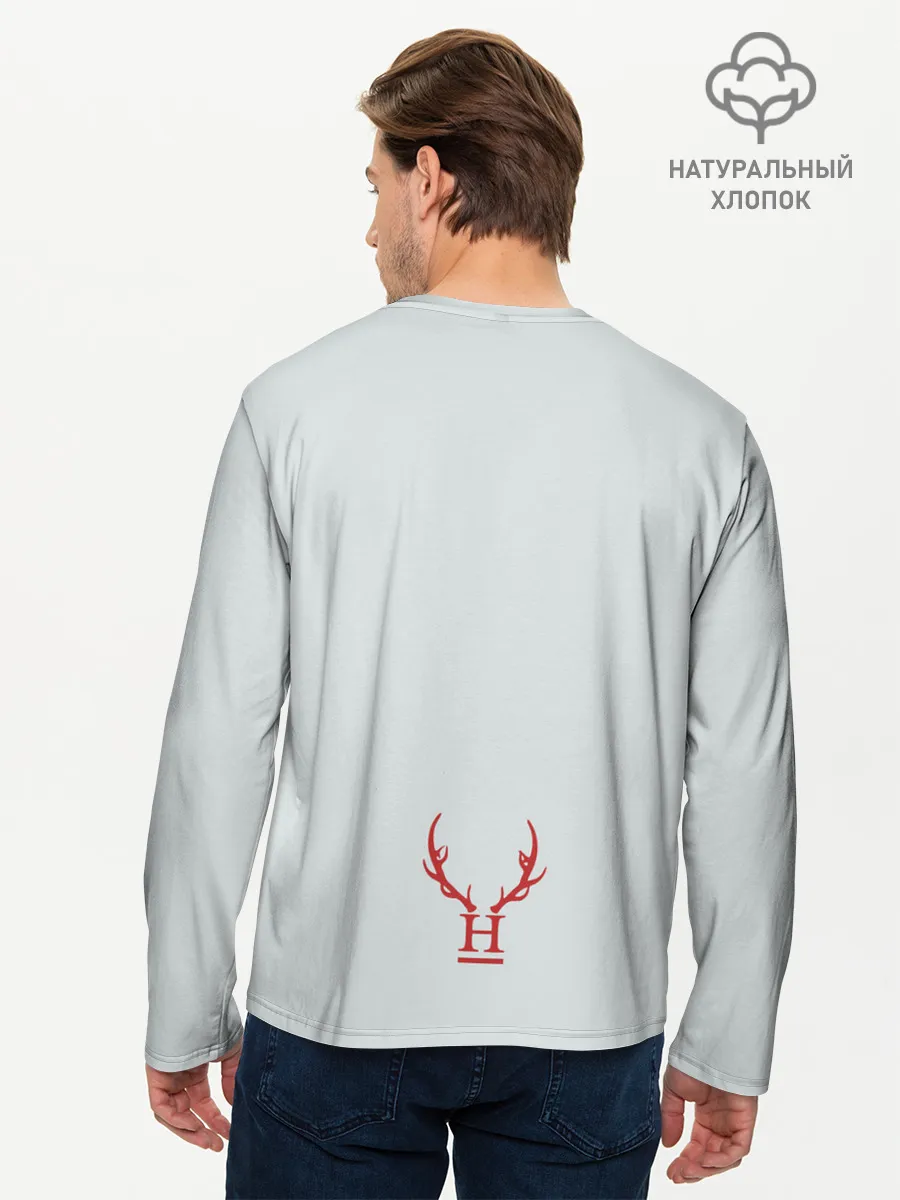 Мужской лонгслив базовый / Hannibal