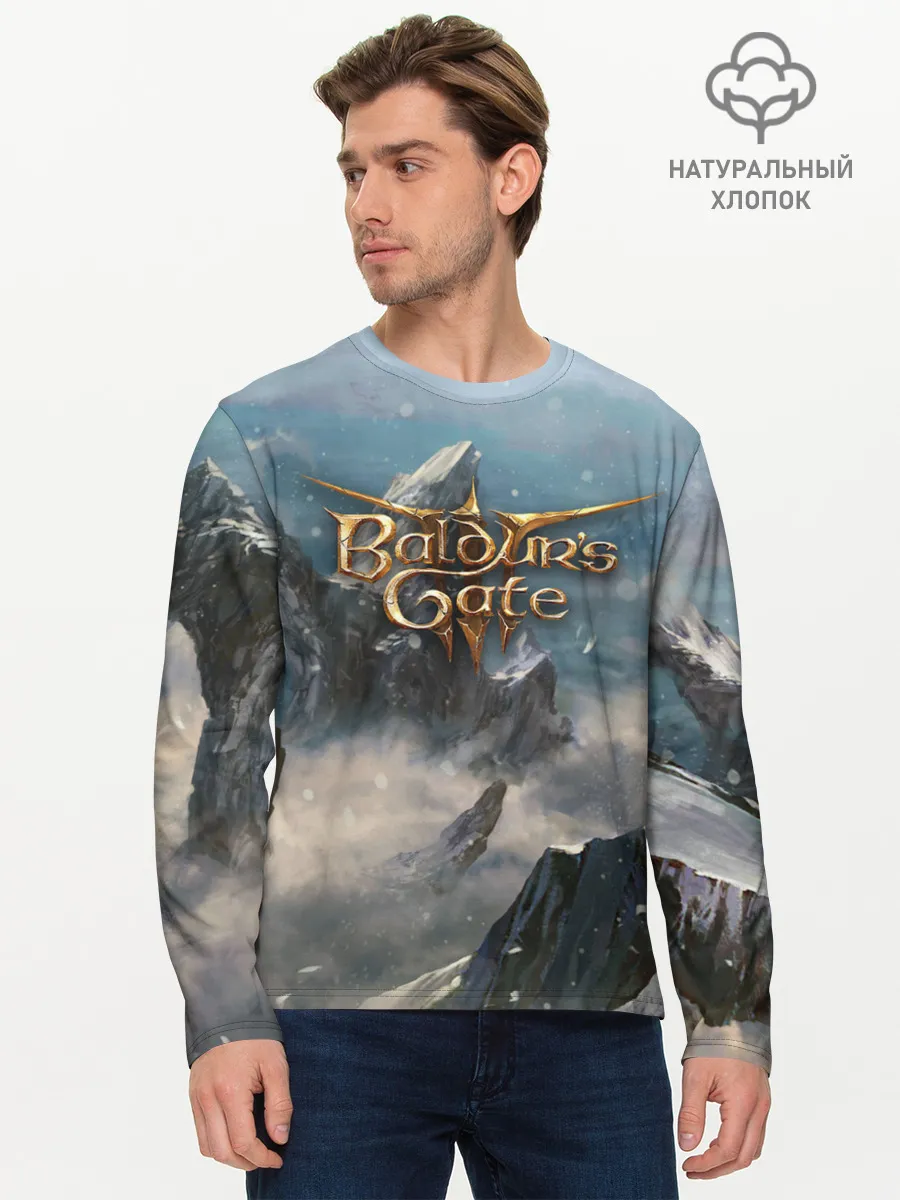 Мужской лонгслив базовый / Baldurs Gate
