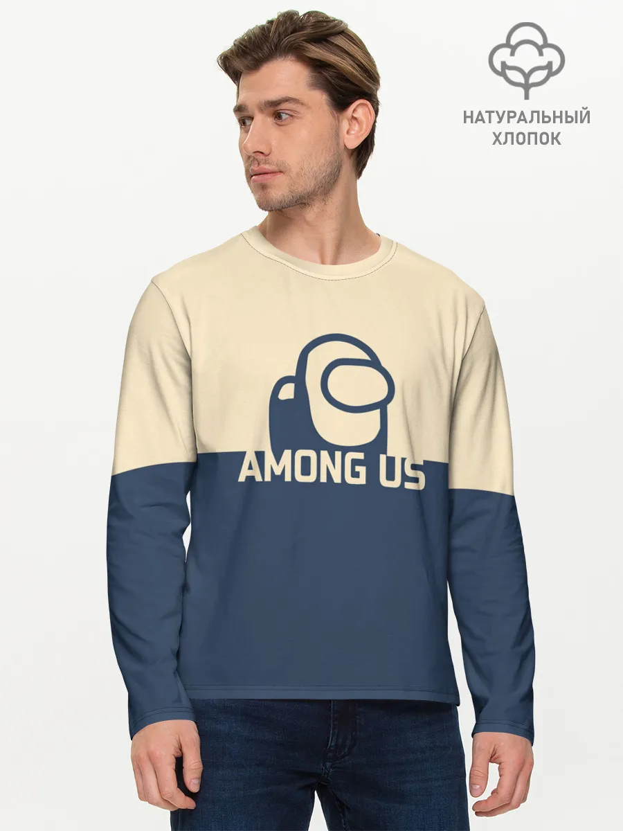 Мужской лонгслив базовый / Among Us
