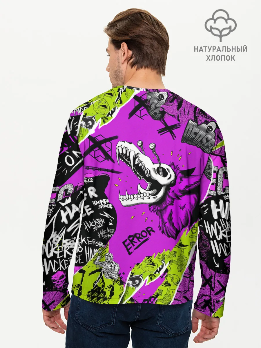 Мужской лонгслив базовый / Watch Dogs: Legion