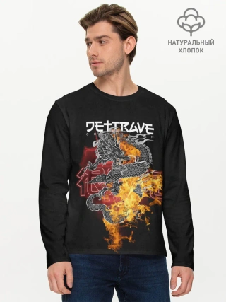 Мужской лонгслив базовый / Дети Rave China Town