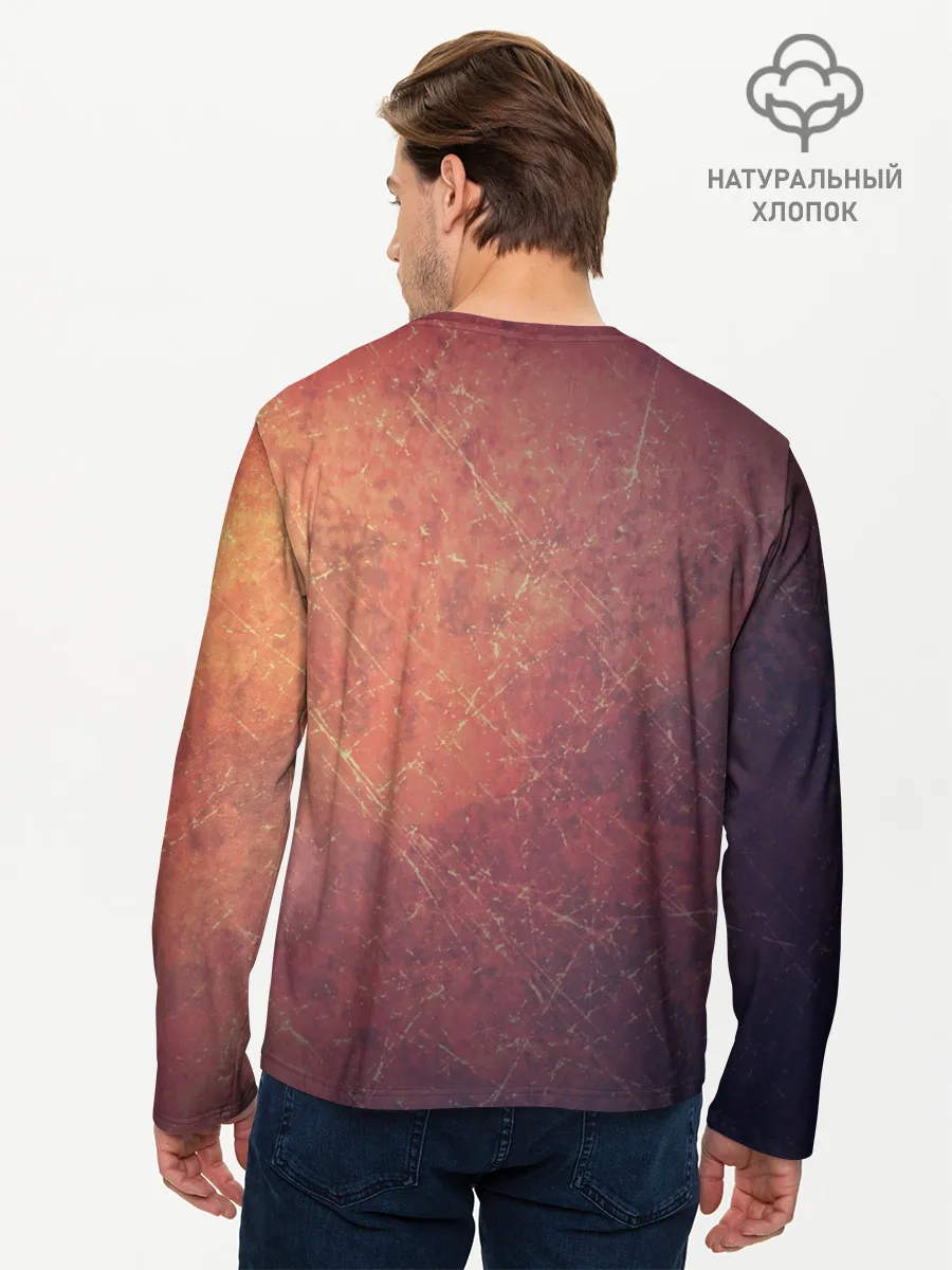 Мужской лонгслив базовый / Символ года 2021 Бык