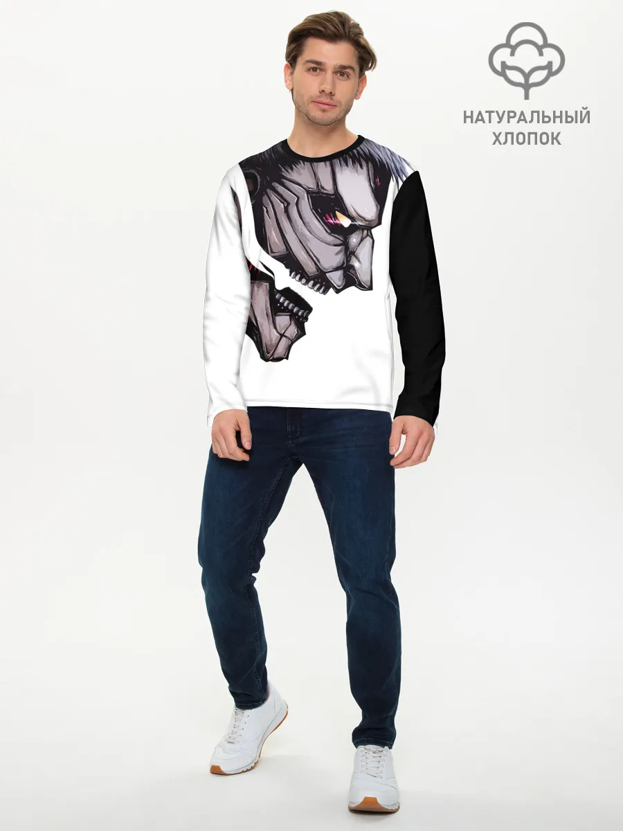 Мужской лонгслив базовый / Злобный титан