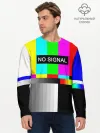 Мужской лонгслив базовый / NO SIGNAL