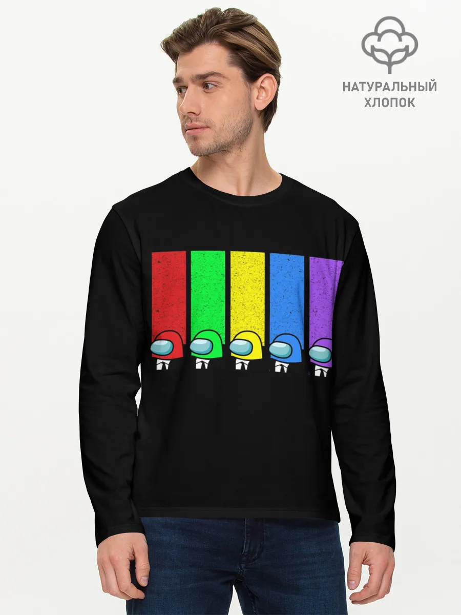 Мужской лонгслив базовый / Among Us