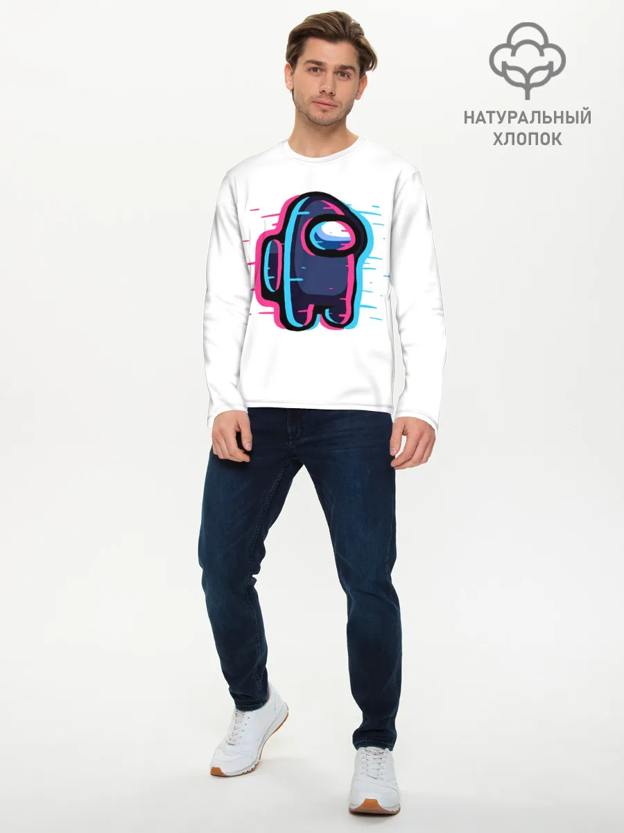 Мужской лонгслив базовый / Among Us